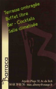 Buffet Le Barraca - Argelès