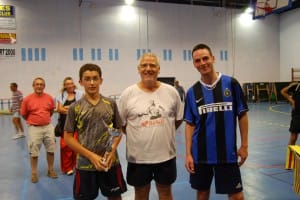 Lucas (à gauche) et Romain (à droite) finalistes du tournoi