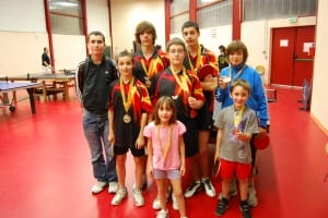 Plateau jeunesnov2010 005 Une partie des jeunes qui composent l'équipe 3 d'Argelès, ici au plateau de Thuir en Novembre 2010