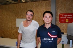 Huang Qiwen et Quinternet Eric, finalistes du tournoi
