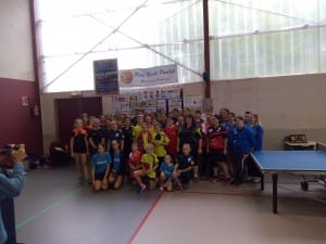 Les participantes à la journée de championnat féminin